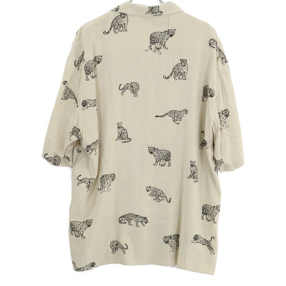 Celine Hawaiian Layon Shirt Animal Pattern Loose Short Sleeve 40 — view 2