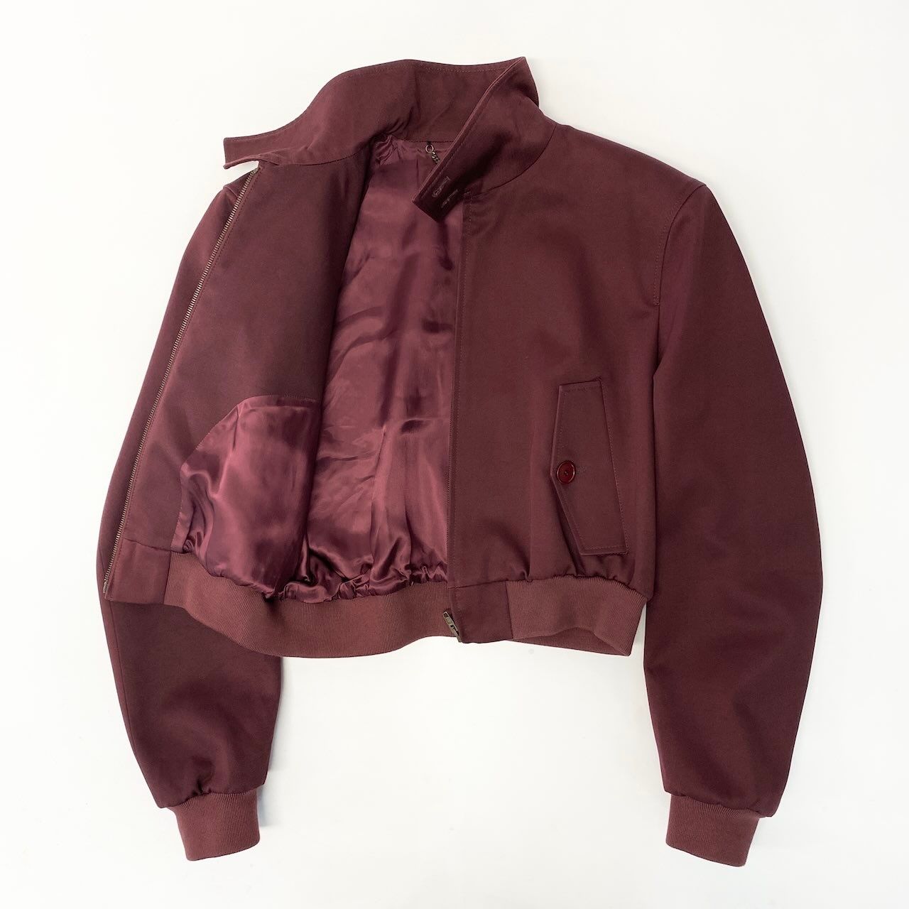 Balenciaga E8 Demna Era Harrington Jacket S Bordeaux — view 4