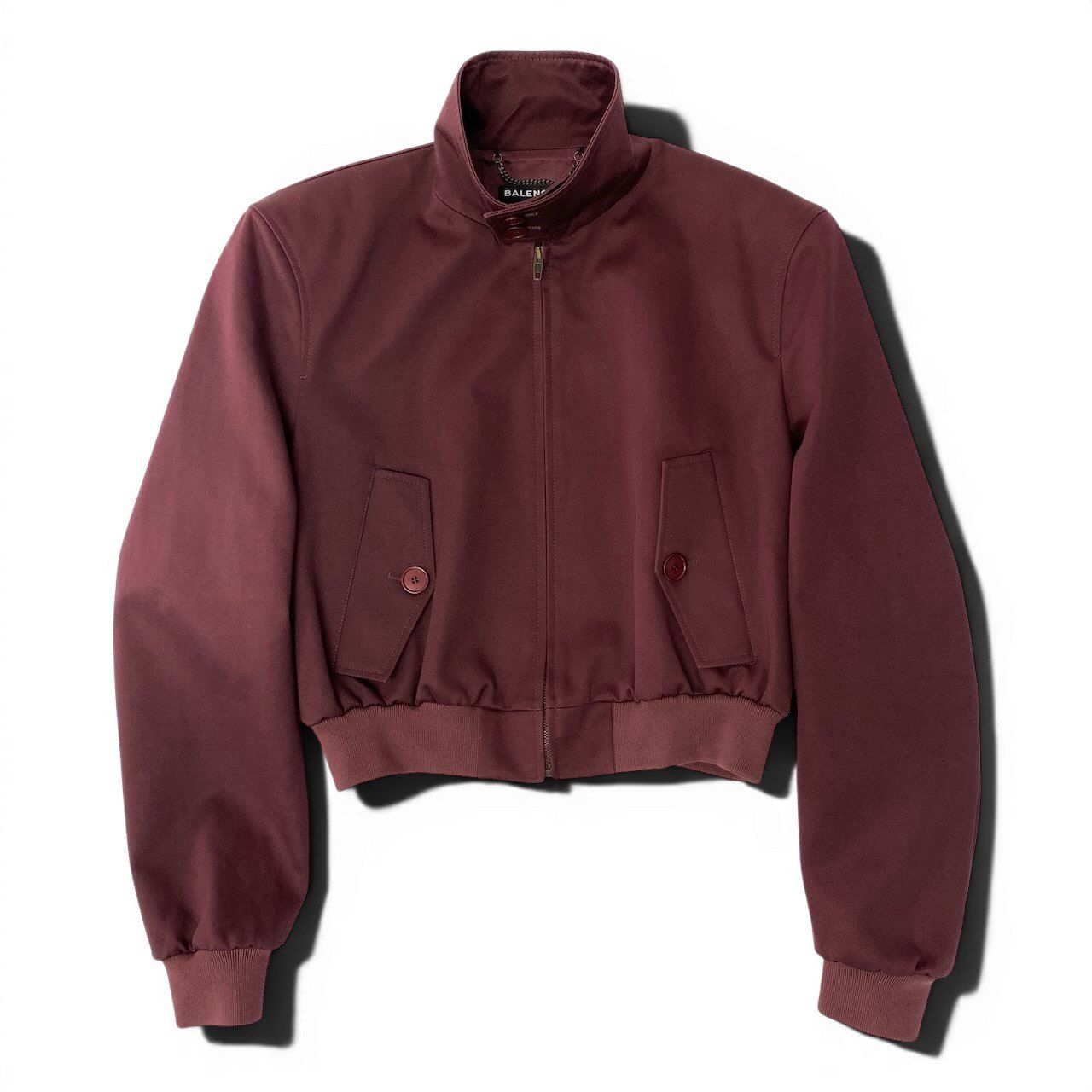 Balenciaga E8 Demna Era Harrington Jacket S Bordeaux — view 2