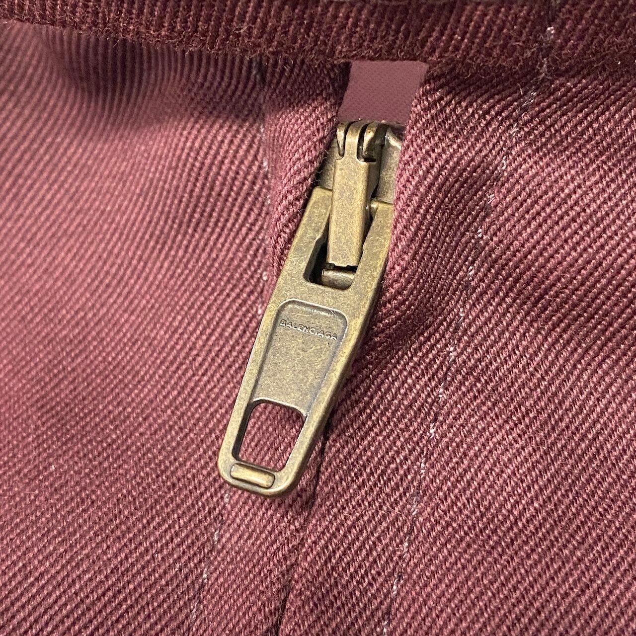 Balenciaga E8 Demna Era Harrington Jacket S Bordeaux — view 9