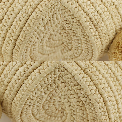 Loewe Bunny Basket Bag Raffia Calf Natural Beige Handbag — view 4