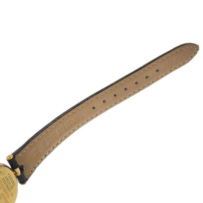 Cartier Must Vandom Vermeil 925 Sterling Silver Embossed Leather Gold Quartz — view 7
