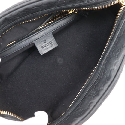 Gucci Guccissima Horsebit Bamboo Out of Print Embossed Leather Gold Handbag — view 6