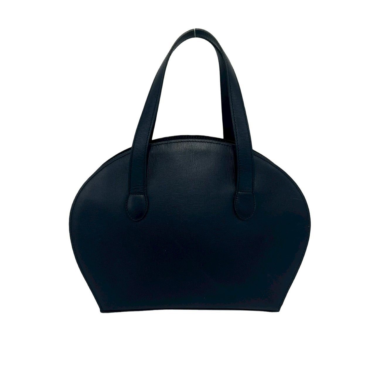 Dior Vintage CD Logo Leather 2-Way Shoulder Bag Navy — view 3