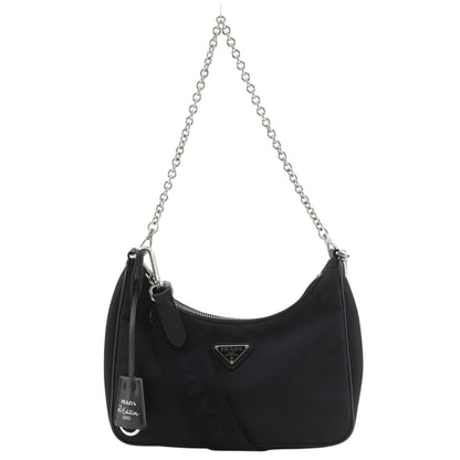 Prada Reedition Re-Nylon Saffiano Nero Black Shoulder Bag