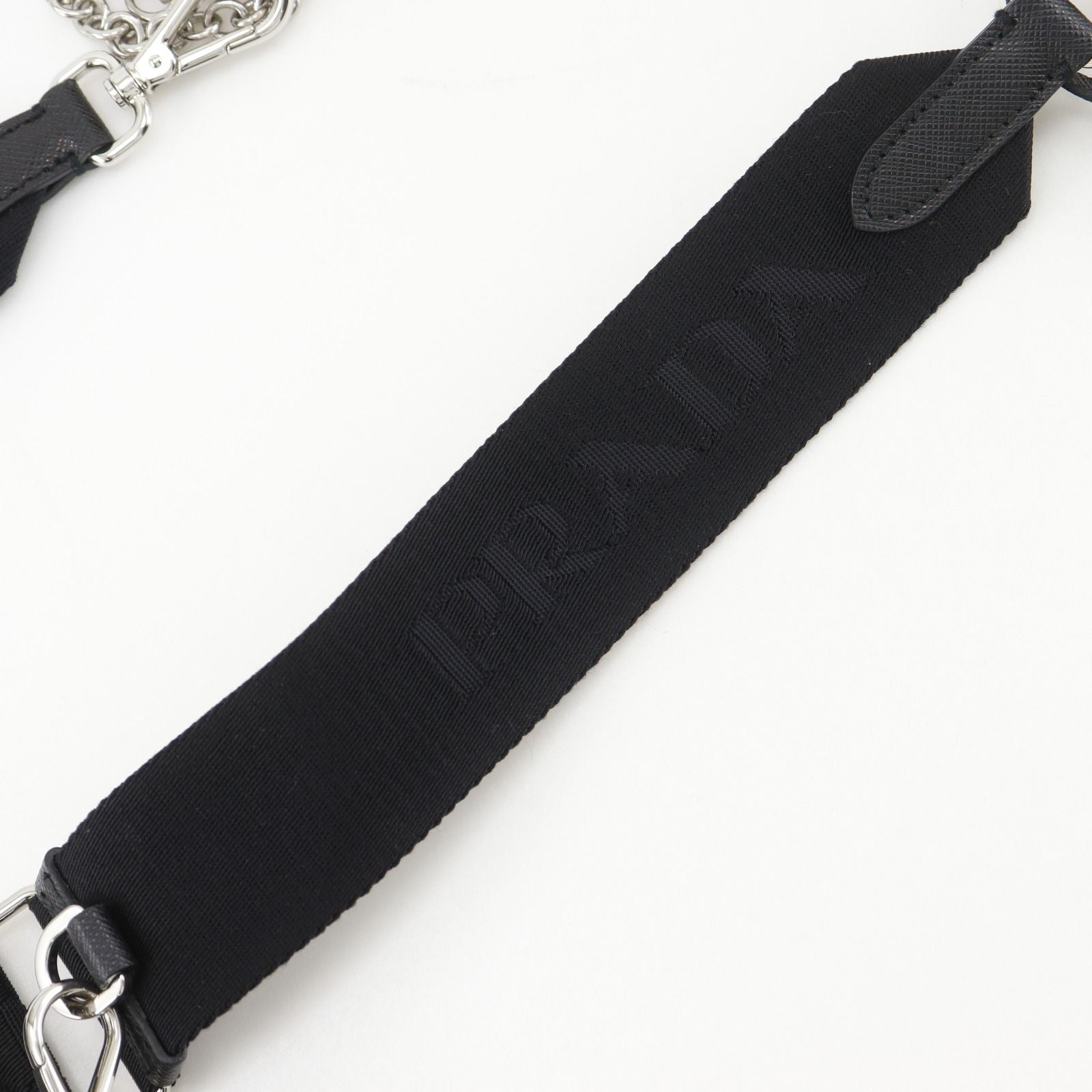 Prada Reedition Re-Nylon Saffiano Nero Black Shoulder Bag — view 7