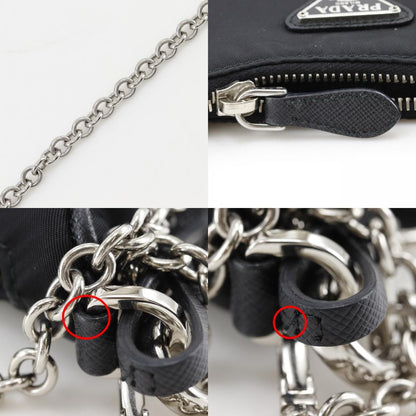 Prada Reedition Re-Nylon Saffiano Nero Black Shoulder Bag — view 8