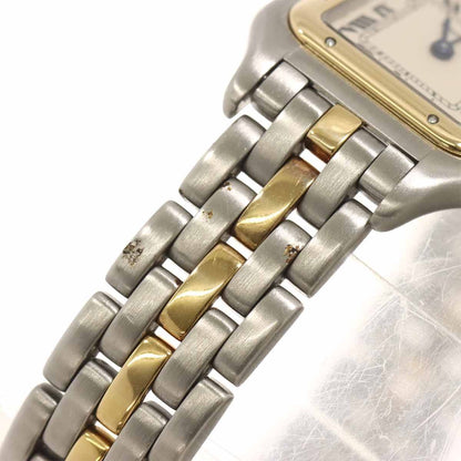 Cartier Panthere 1 Row SM Combination Watch Ivory YG Yellow Gold Quartz — view 9
