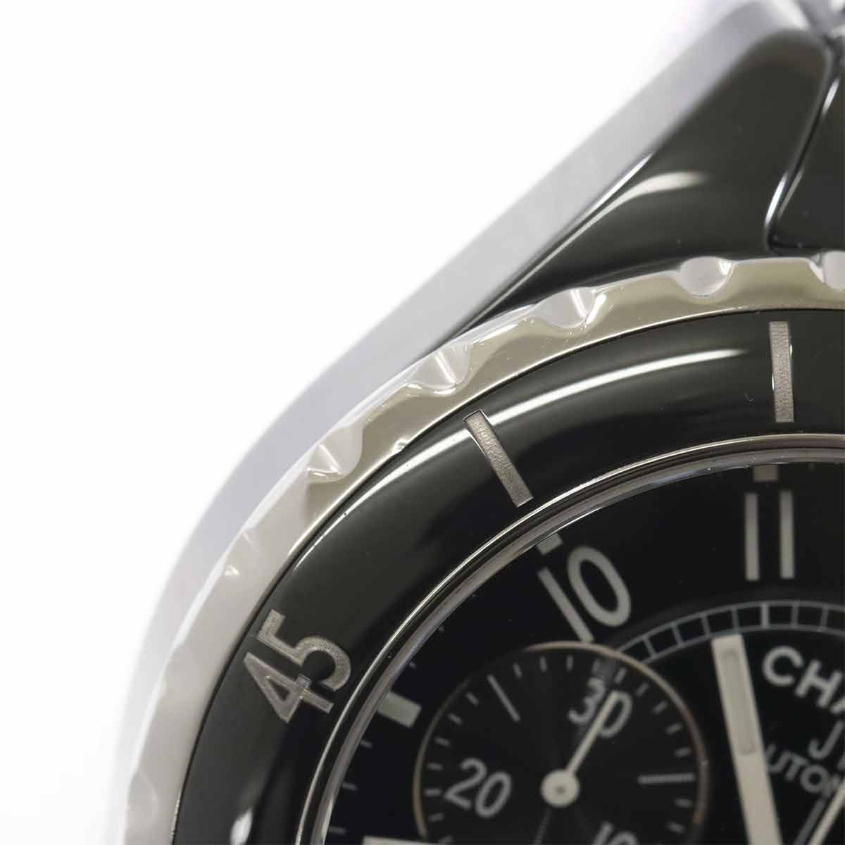Chanel 41 mm Chronograph Watch Date Black Ceramic Automatic Winding — view 7