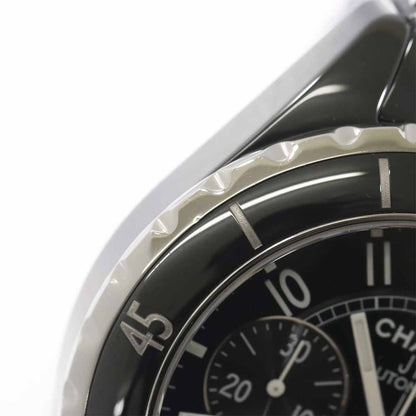 Chanel 41 mm Chronograph Watch Date Black Ceramic Automatic Winding — view 7