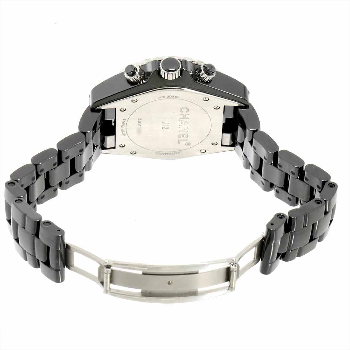 Chanel 41 mm Chronograph Watch Date Black Ceramic Automatic Winding — view 4
