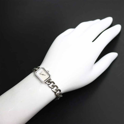 Chanel Premiere Diamond Bezel Watch White Shell Quartz — view 3