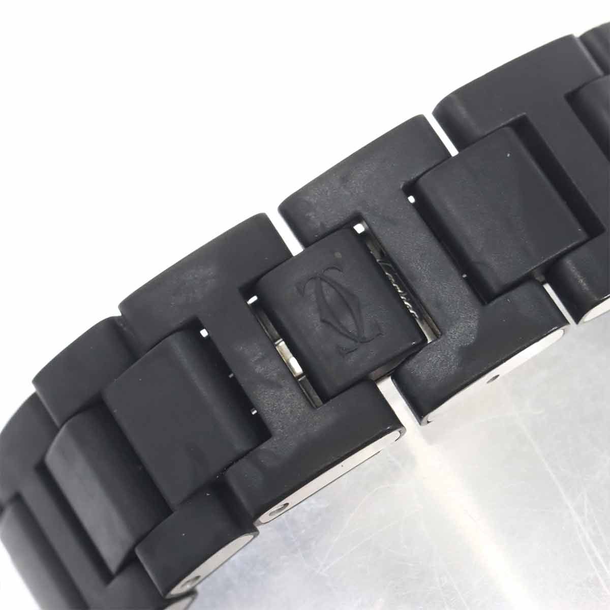 Cartier Pasha Timer Watch Date Black Quartz — view 6