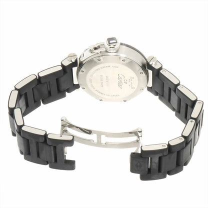 Cartier Pasha Timer Watch Date Black Quartz — view 4