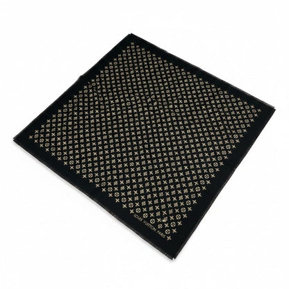 Louis Vuitton E8 Monogram Shawl More Black Scarf