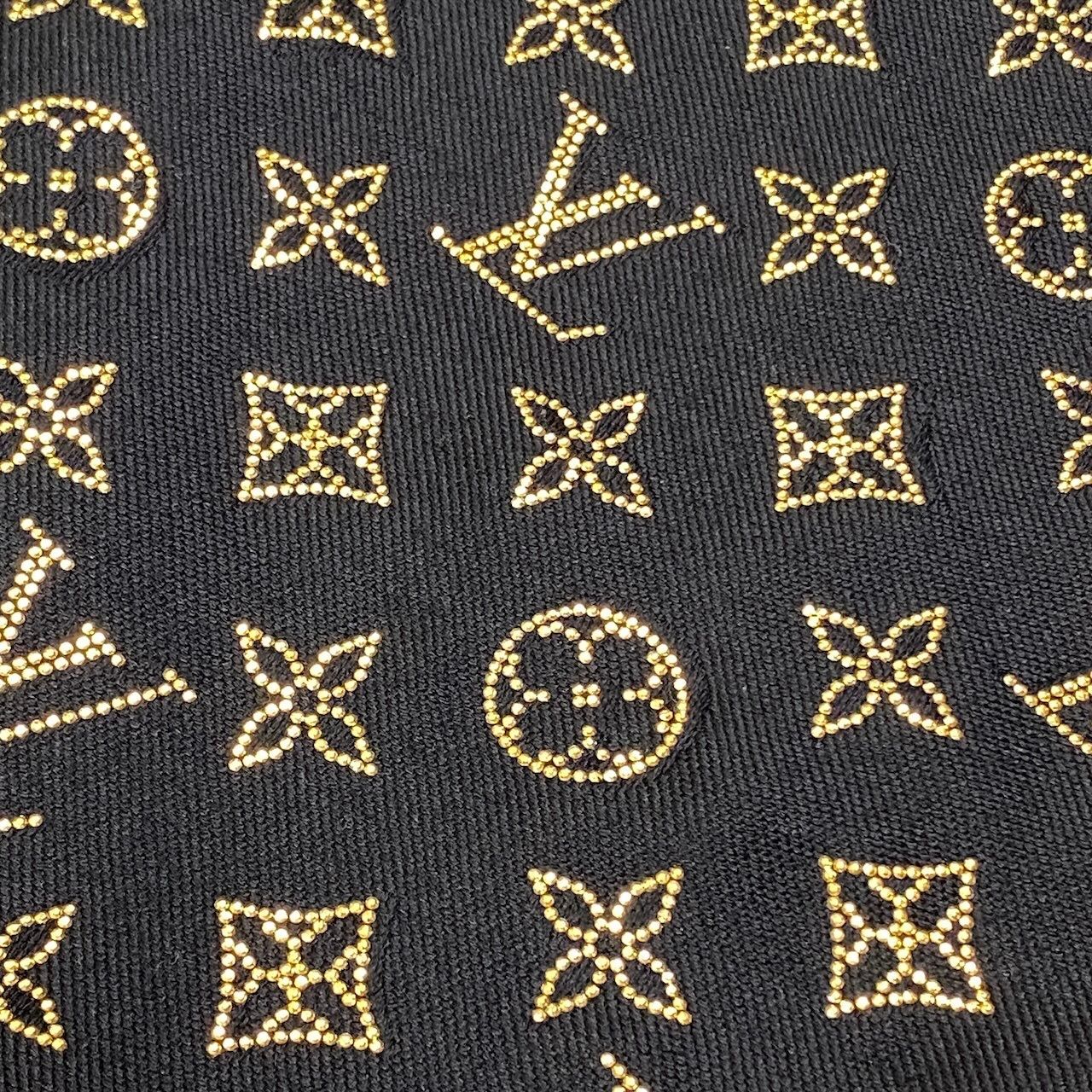 Louis Vuitton E8 Monogram Shawl More Black Scarf — view 5