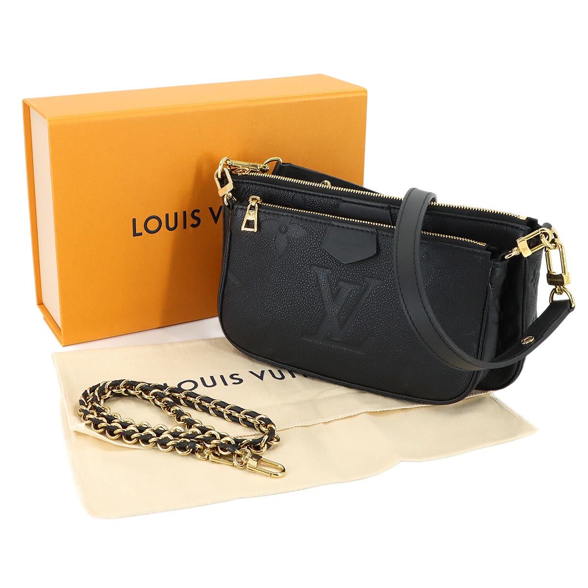Louis Vuitton Monogram Empreinte Multi Pochette Shoulder Bag — view 2