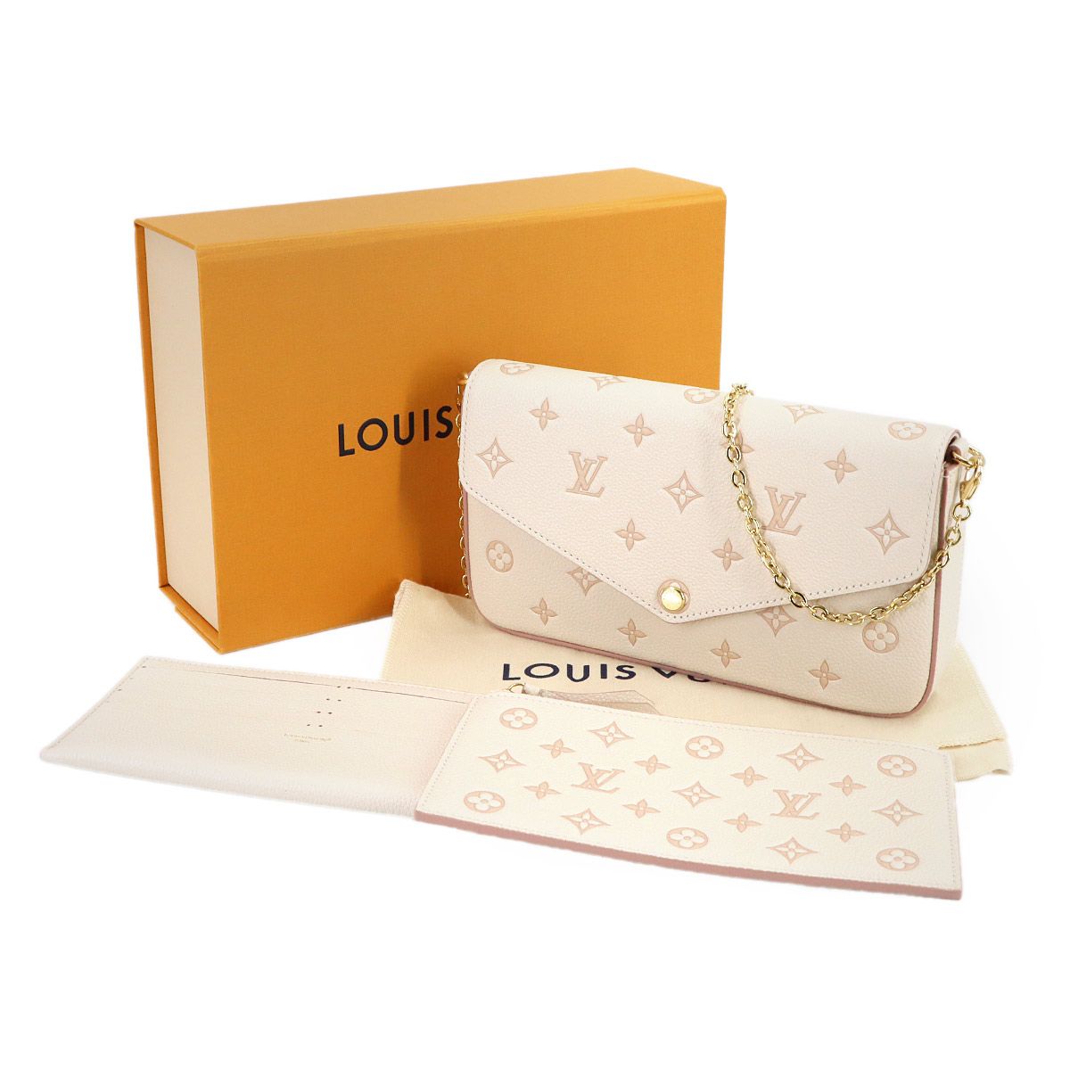 Louis Vuitton Monogram Empreinte Pochette Felicity Chain — view 2