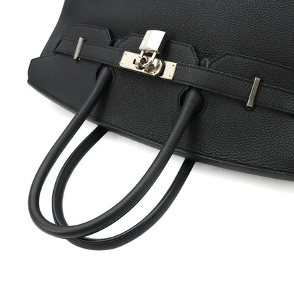 Hermes Birkin 35 Togo Black Hand Bag Silver — view 6