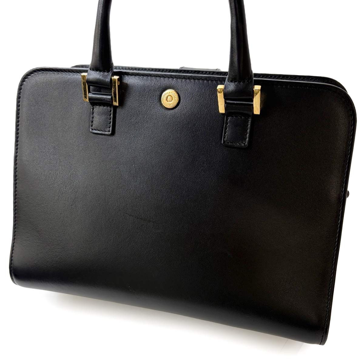 Saint Laurent Baby Cabas 2-Way Bag Leather Black — view 9