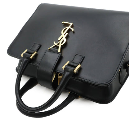 Saint Laurent Baby Cabas 2-Way Bag Leather Black — view 5