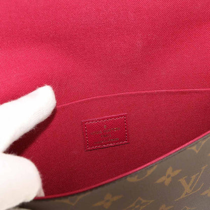 Louis Vuitton Monogram Pochette Felicity Chain Wallet Fuchsia — view 8