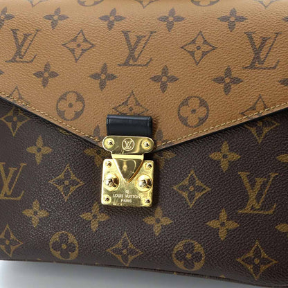 Louis Vuitton Monogram Reverse Pochette Metis MM 2-Way Bag Brown — view 8