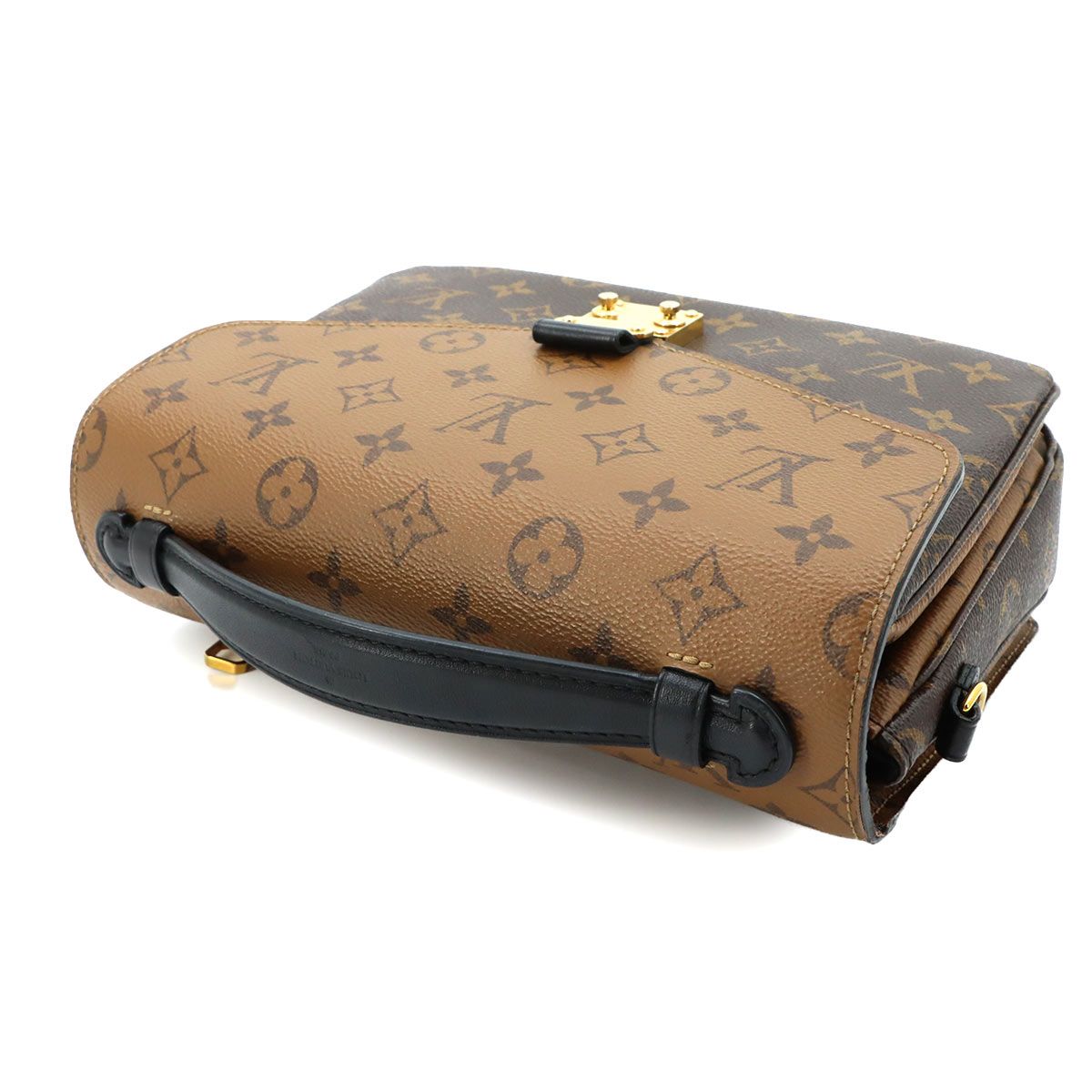 Louis Vuitton Monogram Reverse Pochette Metis MM 2-Way Bag Brown — view 5