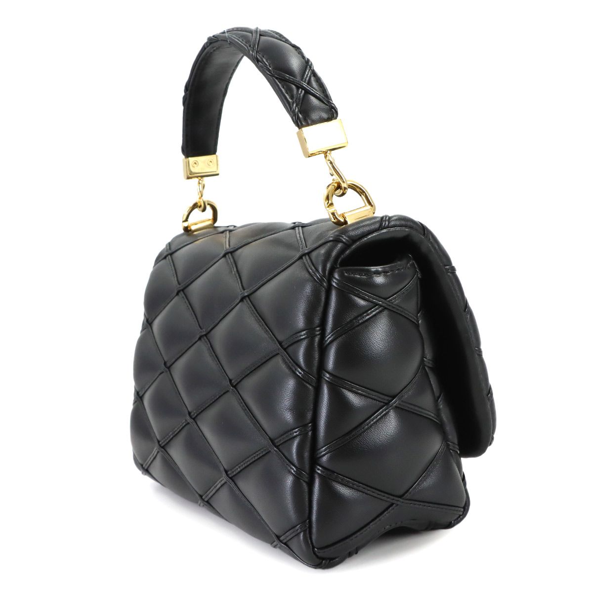 Louis Vuitton Maltage MM 2-Way Hand Chain Shoulder Bag Leather Noir — view 4