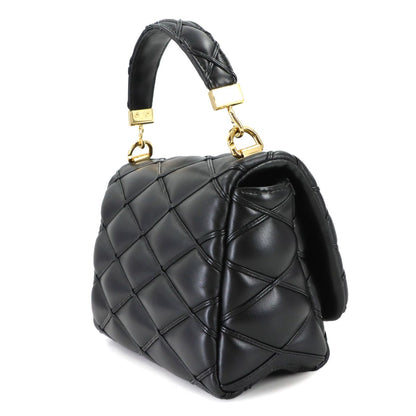 Louis Vuitton Maltage MM 2-Way Hand Chain Shoulder Bag Leather Noir — view 4