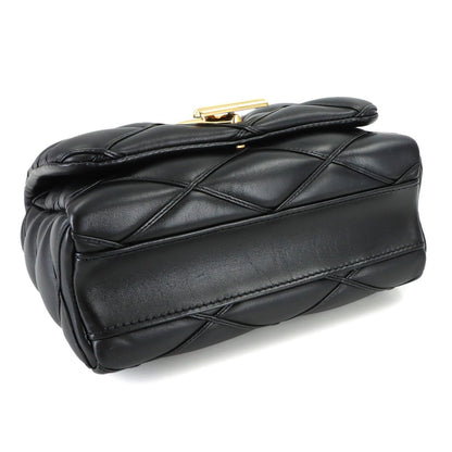 Louis Vuitton Maltage MM 2-Way Hand Chain Shoulder Bag Leather Noir — view 5