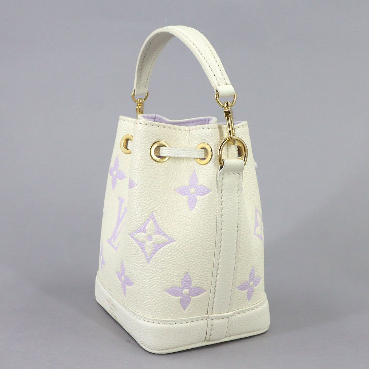 Louis Vuitton Bicolor Monogram Empreinte Nano Noe 2-Way Hand Shoulder Bag — view 4