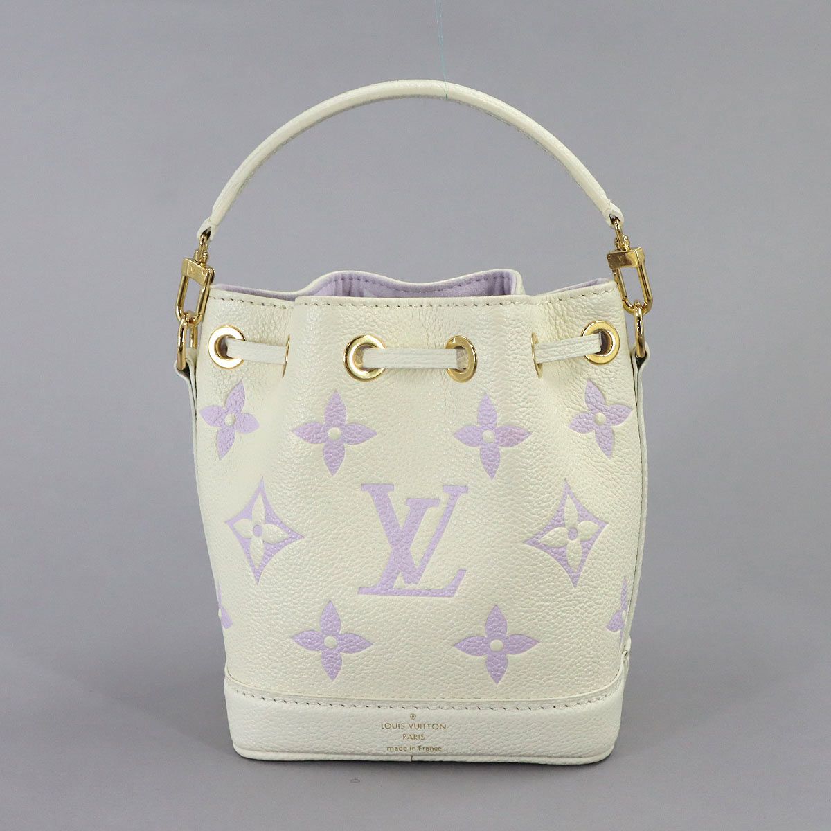 Louis Vuitton Bicolor Monogram Empreinte Nano Noe 2-Way Hand Shoulder Bag — view 3