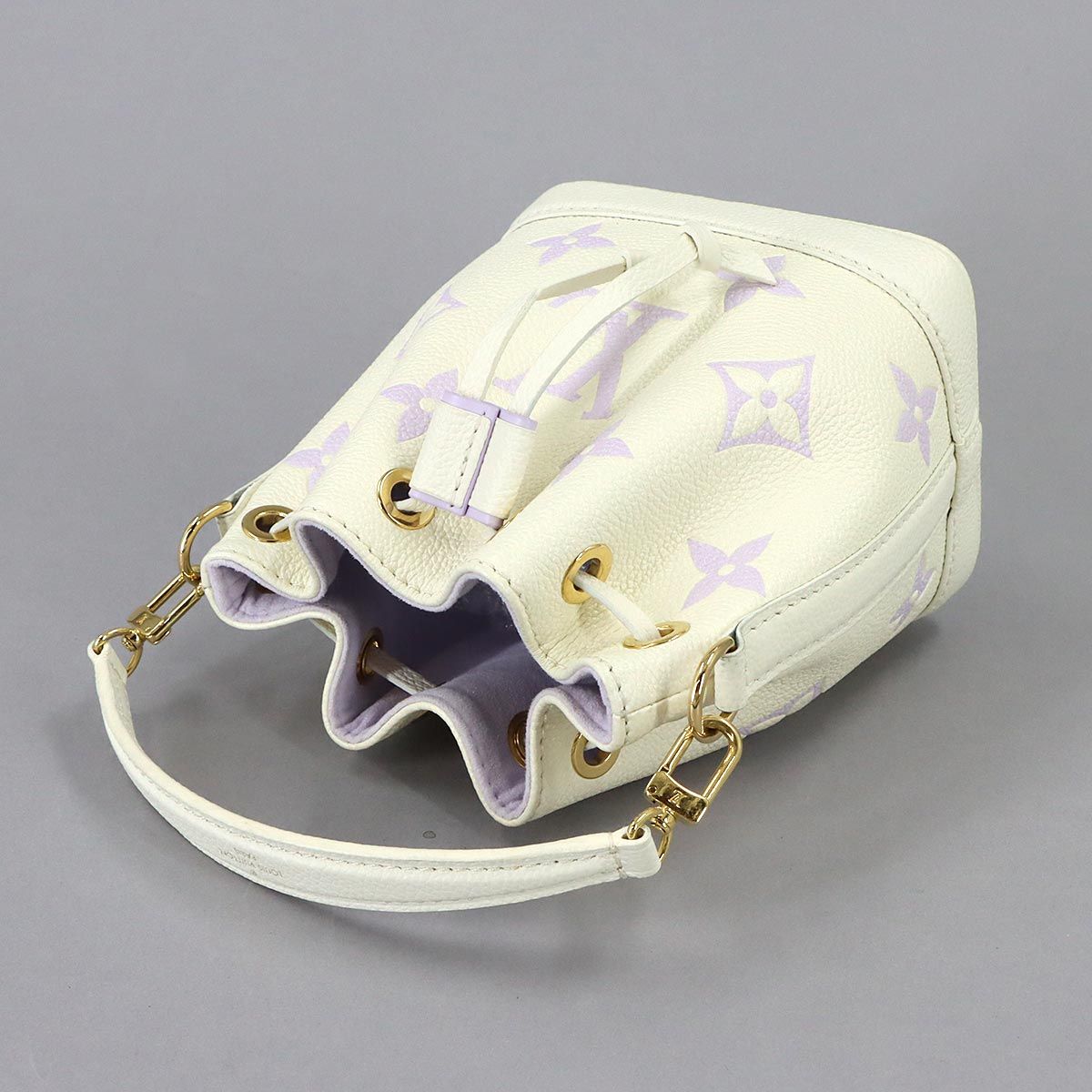 Louis Vuitton Bicolor Monogram Empreinte Nano Noe 2-Way Hand Shoulder Bag — view 6