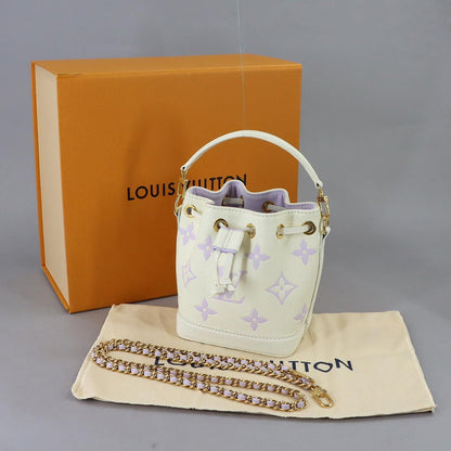 Louis Vuitton Bicolor Monogram Empreinte Nano Noe 2-Way Hand Shoulder Bag — view 2