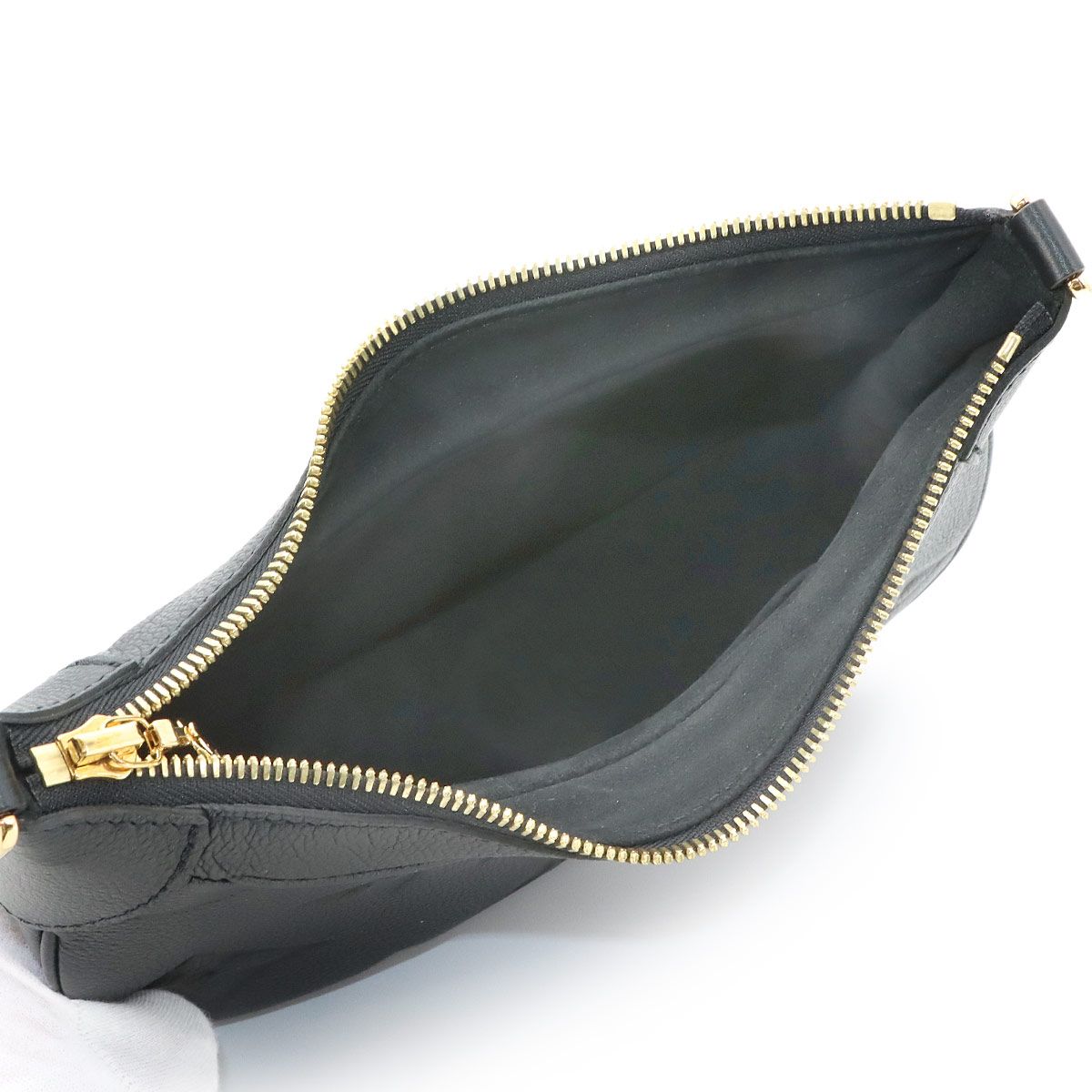 Louis Vuitton Monogram Empreinte Bagatelle NM 2-Way Shoulder Bag Leather Black — view 7