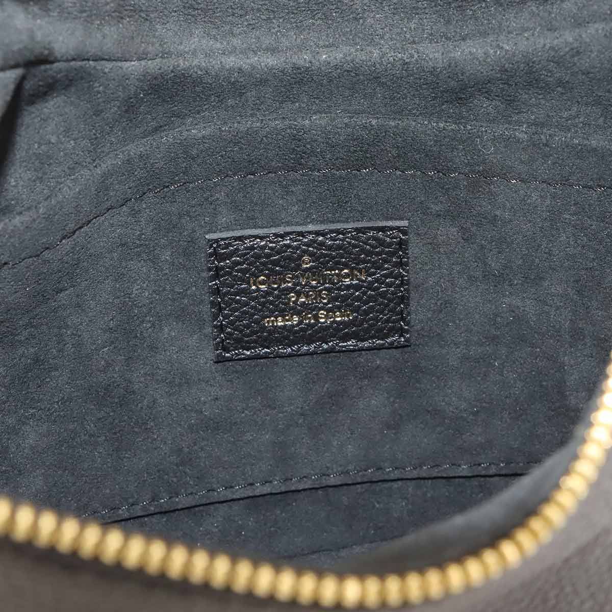 Louis Vuitton Monogram Empreinte Bagatelle NM 2-Way Shoulder Bag Leather Black — view 8