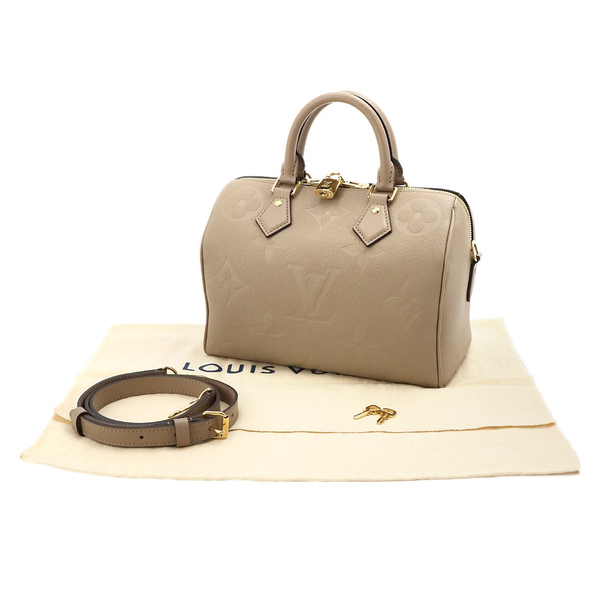 Louis Vuitton Monogram Empreinte Speedy Bandouliere 25 Shoulder Bag — view 2