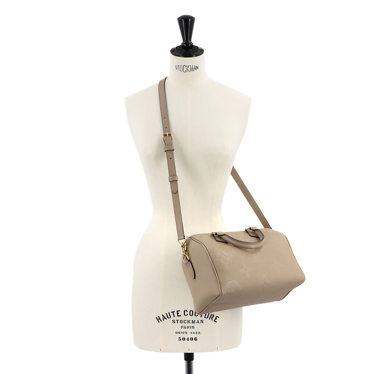 Louis Vuitton Monogram Empreinte Speedy Bandouliere 25 Shoulder Bag — view 9