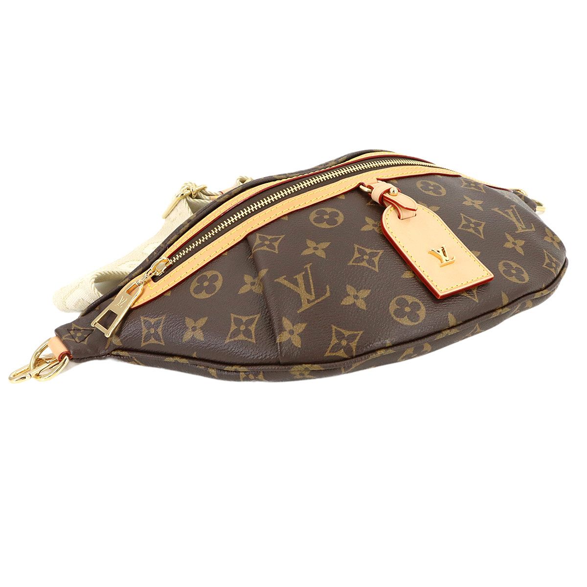 Louis Vuitton Monogram High Rise Belt Bag Brown Gold — view 4