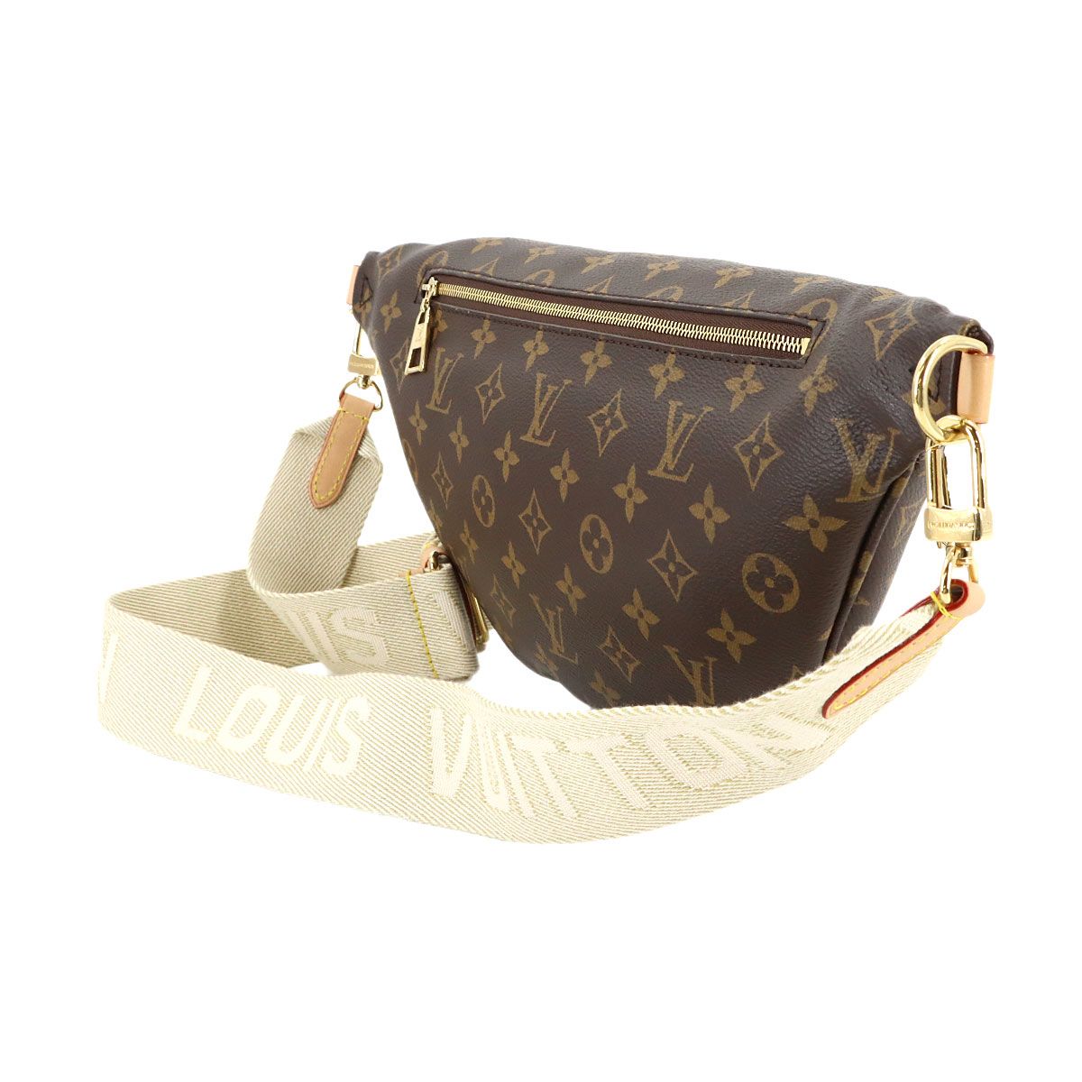 Louis Vuitton Monogram High Rise Belt Bag Brown Gold — view 3
