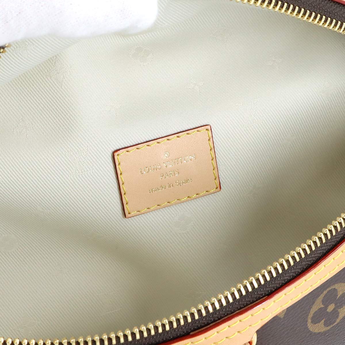 Louis Vuitton Monogram High Rise Belt Bag Brown Gold — view 7