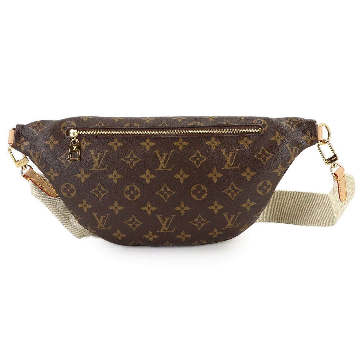 Louis Vuitton Monogram High Rise Belt Bag Brown Gold — view 2