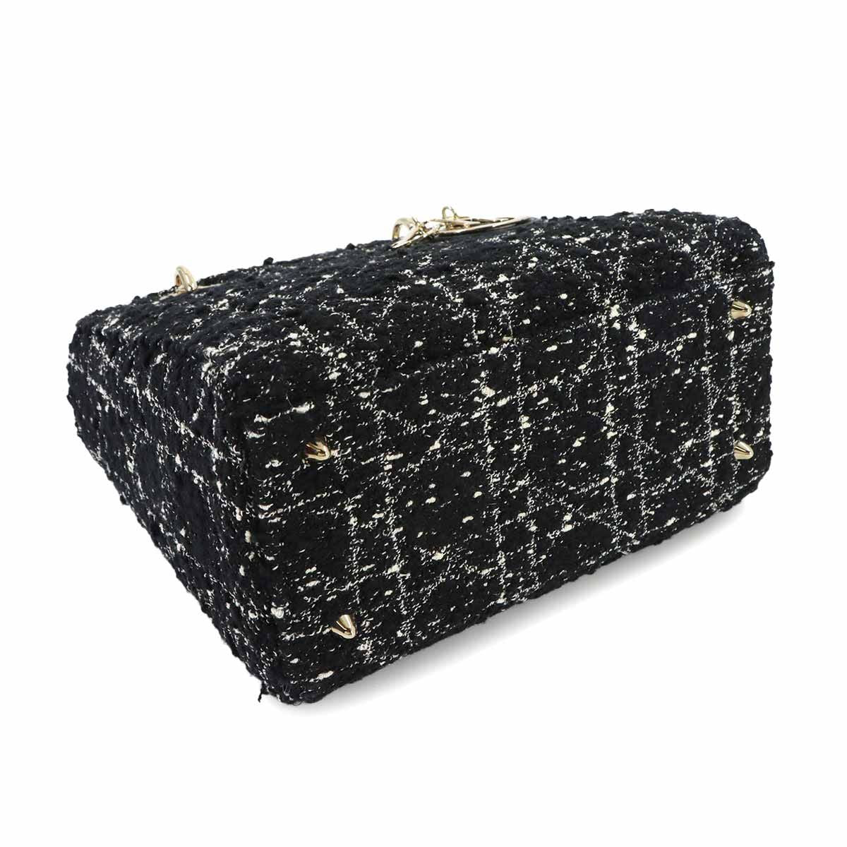 Dior Cannage Lady Delight 2-Way Bag Tweed — view 5