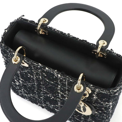Dior Cannage Lady Delight 2-Way Bag Tweed — view 9