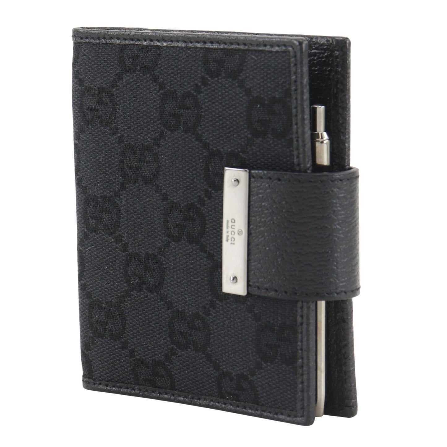 Gucci GG Canvas Black Notebook Cover Agenda — view 2
