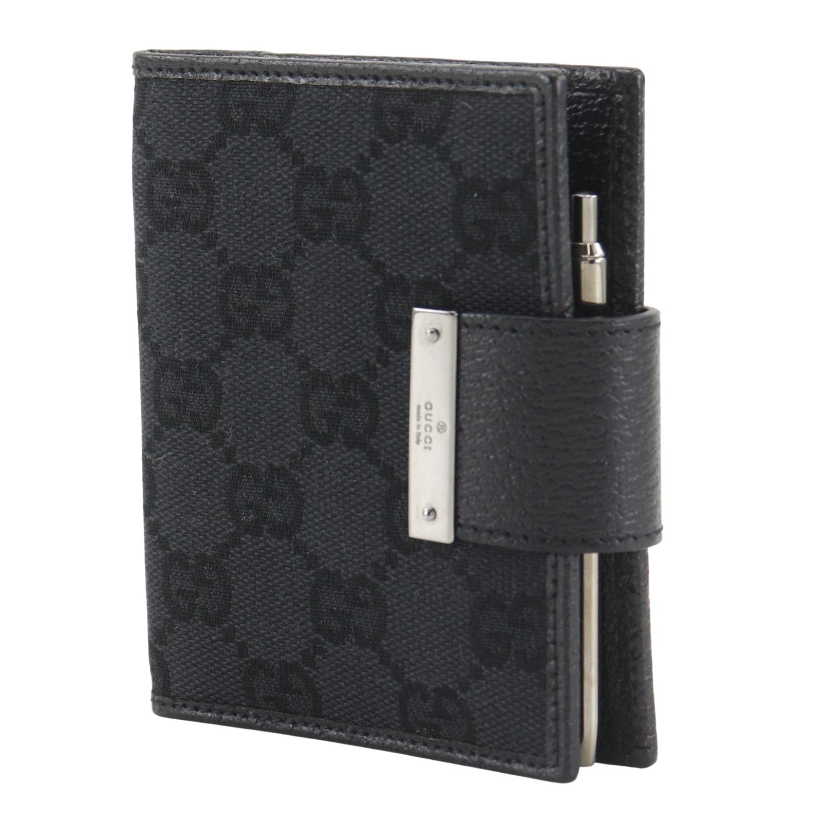 Gucci GG Canvas Black Notebook Cover Agenda — view 2