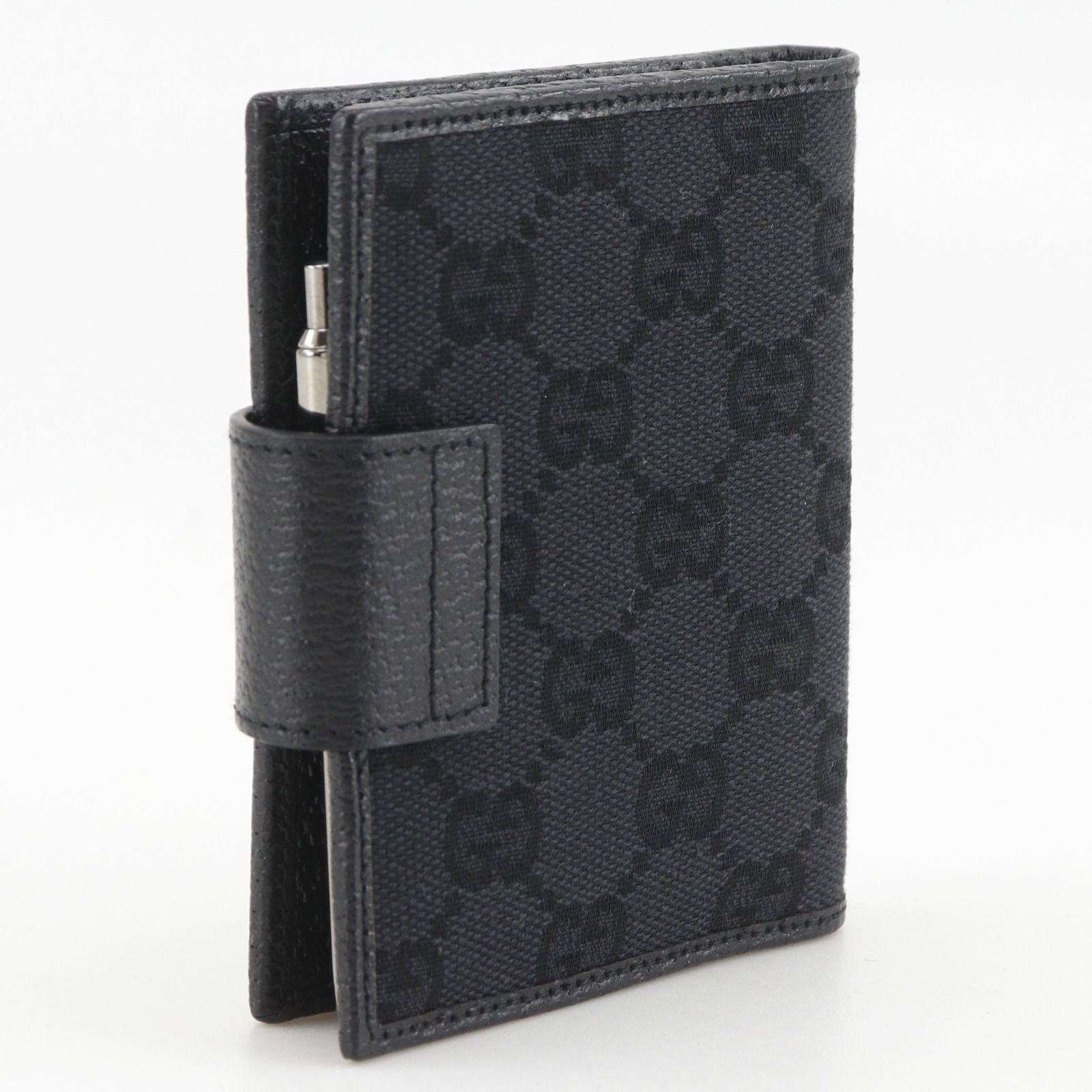Gucci GG Canvas Black Notebook Cover Agenda — view 3