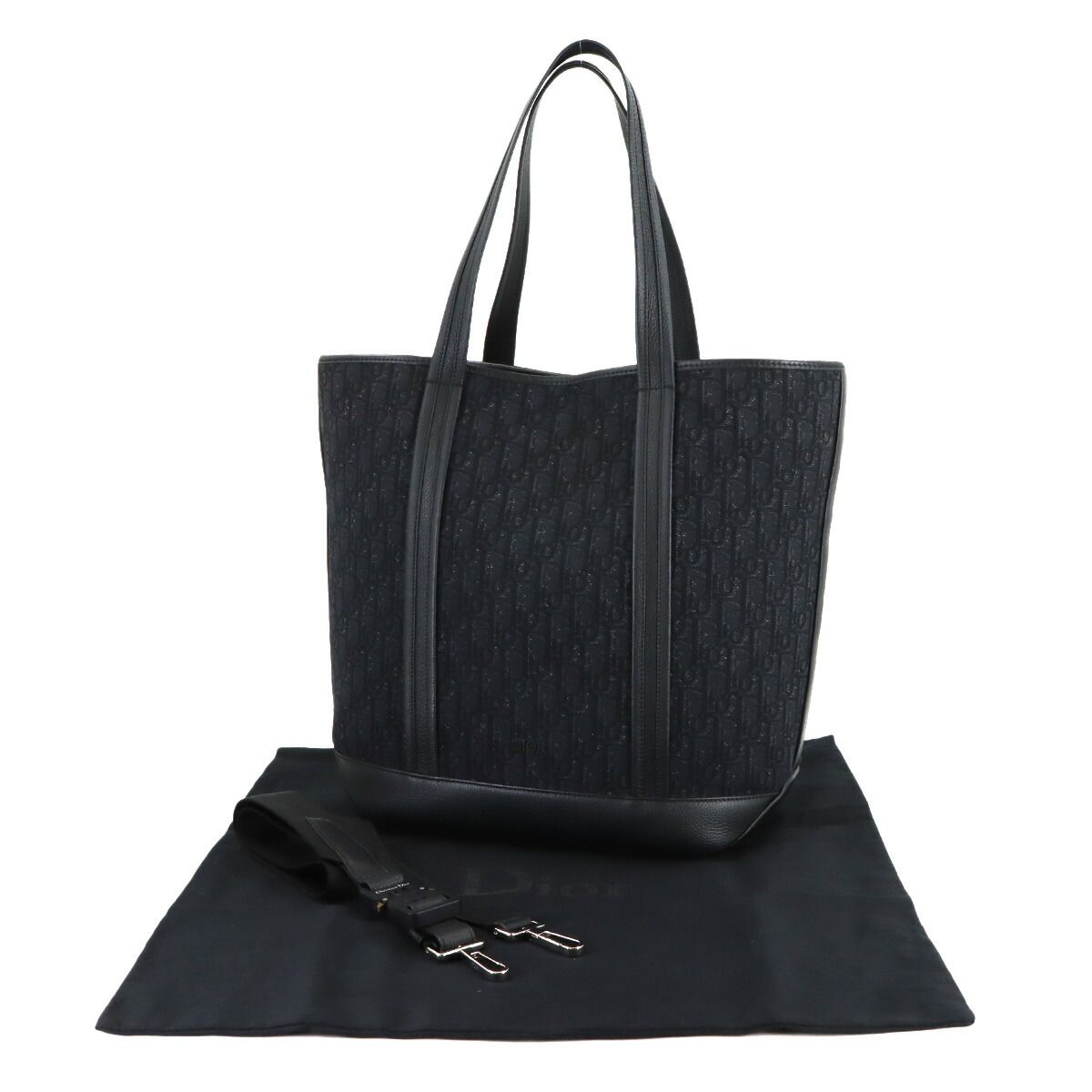 Dior Oblique Ku Voyage 2-Way Tote Shoulder Bag Canvas — view 2