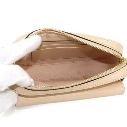 Gucci Jumbo GG Super Mini Chain Shoulder Bag Leather Beige — view 7
